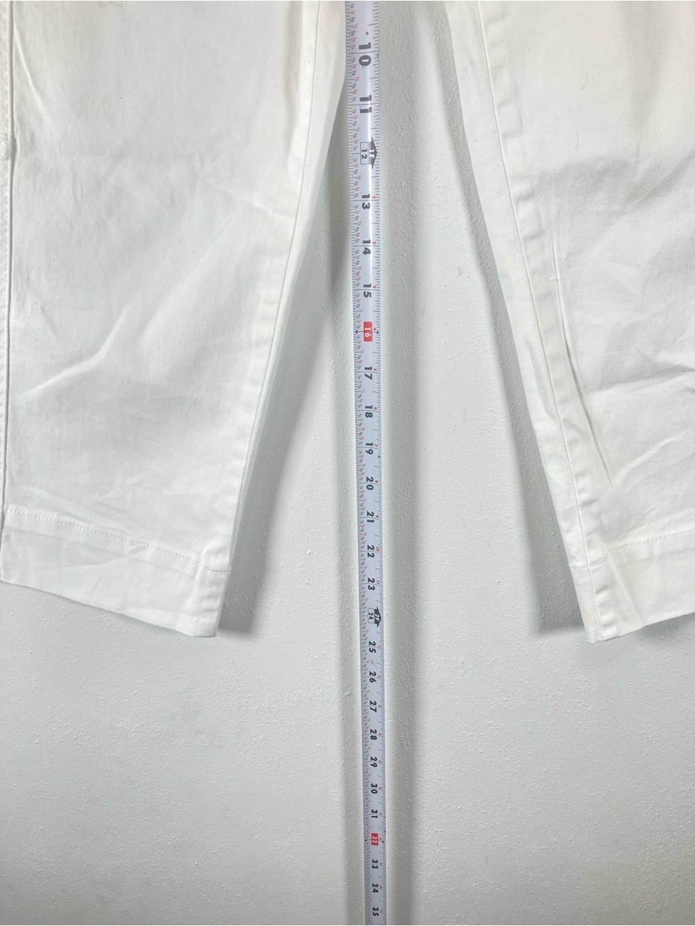 Democracy Women's "Ab" Solution Skyrise Straight Pant White Size 12 Coastal - Picture 7 of 15